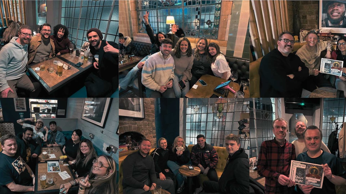 Quiz Night Action - Teams competing at Birmingham venue quiz event